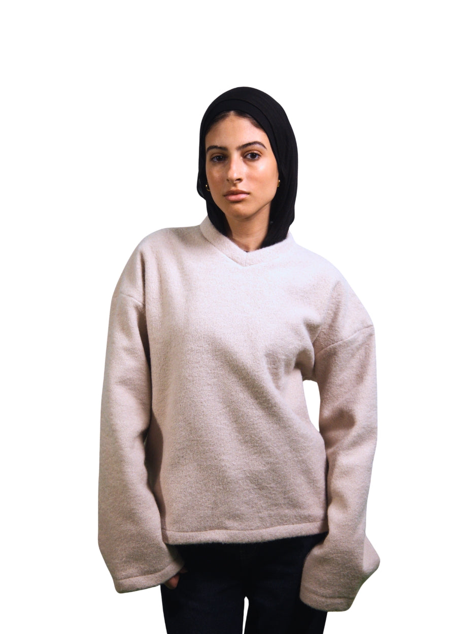 V Neck Sweatshirt