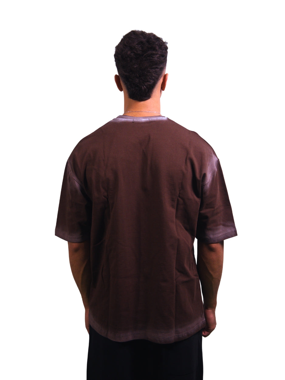 Brown Shadowed T-shirt