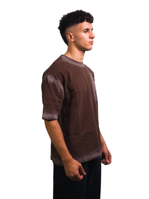 Brown Shadowed T-shirt