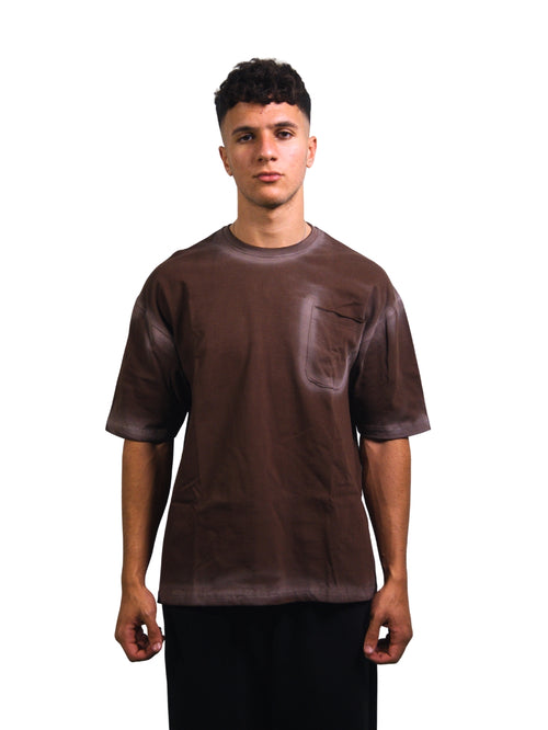 Brown Shadowed T-shirt